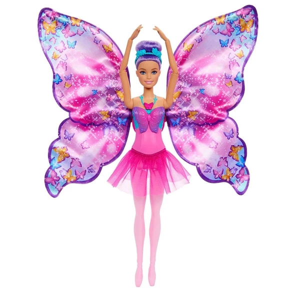 HXJ10 Barbie Kelebek Dansçı Bebek - 2