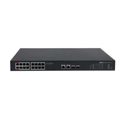 DAHUA PFS3220-16GT-240 16 PORT 16XGE-2XGE-2XGE/SFP 240W POE SWİTCH - 2