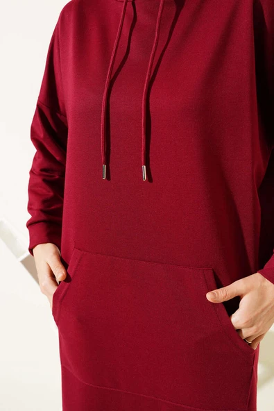 Kanguru Cepli Tunik Bordo - 4