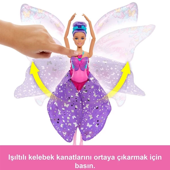 HXJ10 Barbie Kelebek Dansçı Bebek - 4
