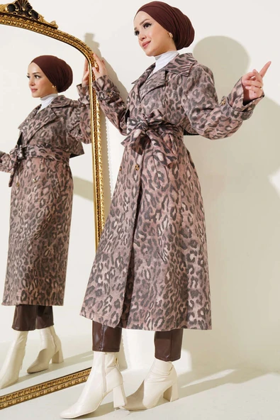 Karışık Desen Kuşaklı Kaban Taba - Resim 2