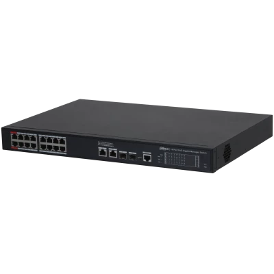 DAHUA S4220-16GT-240 16 PORT 16XGE-2XGE-2XGE/SFP YÖNETİLEBİLİR 240W POE SWİTCH