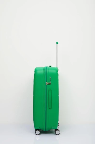 Benetton Trolley Valiz Yeşil Orta Boy 14BNT1000-02-Y - 2