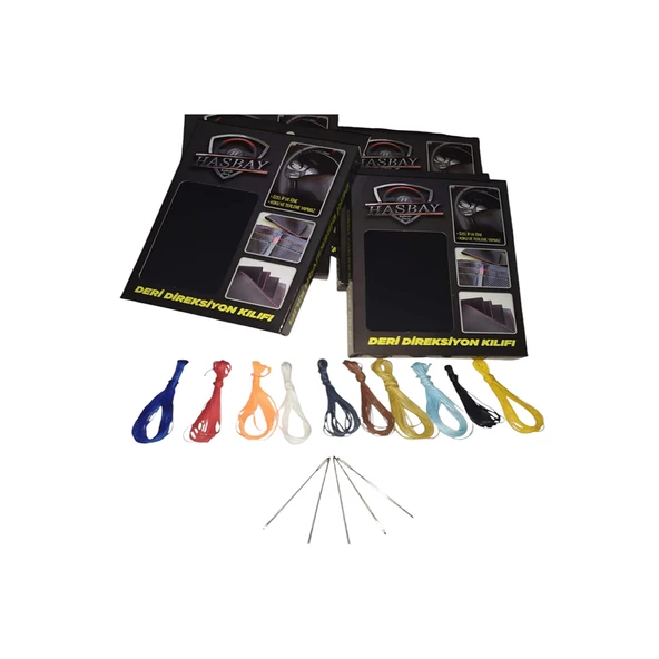 DİKİŞLİ DİREKSİYON KILIFI NOKTALI DERİ SİYAH DİKİŞ OTOMOBİL GRUBU 37-39 CM ÇAP DİREKSİYON - Resim 5