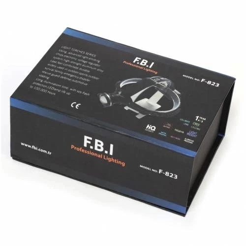 F-823 Xlm T6 Led Su Geçirmez Şarjlı Kafa Lambası - Resim 2