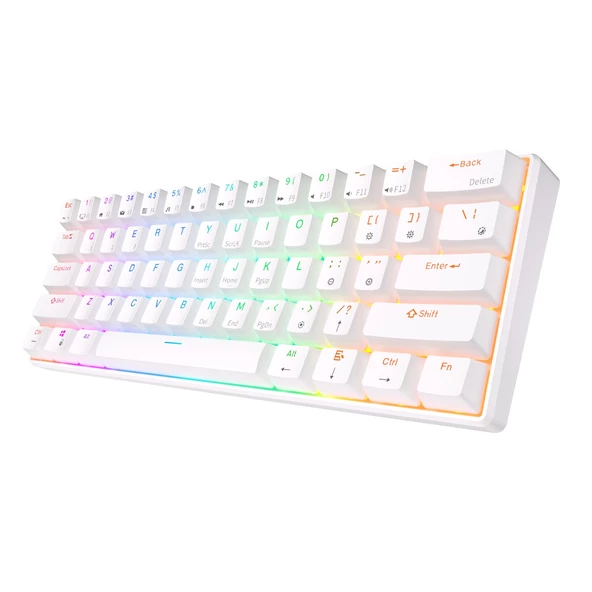 Royal Kludge RK61 Beyaz 60% Kablosuz Gaming Klavye - 4