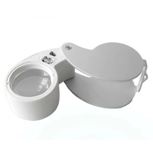 Mini 40x25mm Takı Büyüteç, Cep Büyüteç, Teftiş, Elmas Pullar, Madeni Kontrol Lup Mg21011 - Resim 3