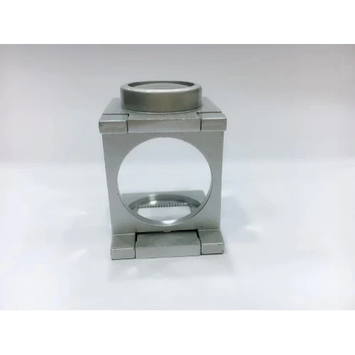 20 Mm Büyüteç Lup Dokumacı Büyüteci Full Çelik Katlanabilir Th9007a - Resim 3