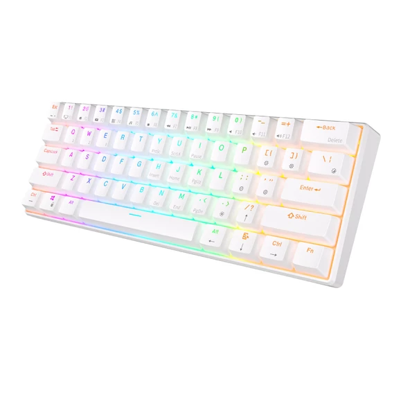 Royal Kludge RK61 Beyaz 60% Kablosuz Gaming Klavye - 3