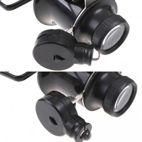 Gözlük Model Çıft Led Aydınlatma ,saat Onarımı Için Harika Büyüteç - Resim 5