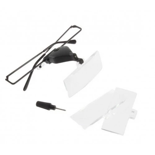 Gözlük Modeli  1.5x,2.5x,3.5x 3 Adet Lensi Gözlük Büyüteç - 2