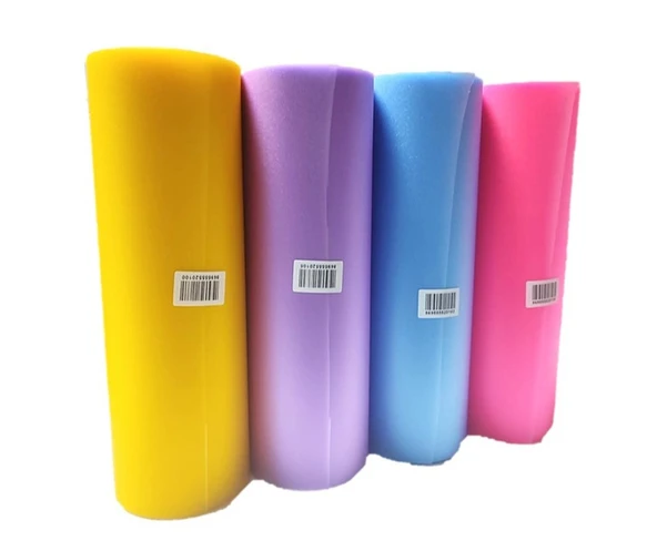 Parlak Simli Görünüm Mavi Renk Yapışkanlı Folyo 30 Cm 1 Metre - 3