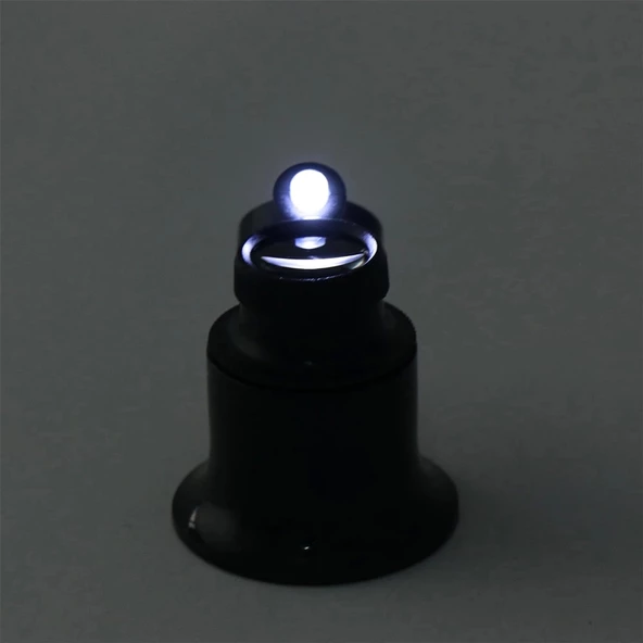 20x Büyütmeli,saat,takı Onarım Için Cam Lensli Optik Işıklı  Göz Büyüteçmg13b9a - Resim 5