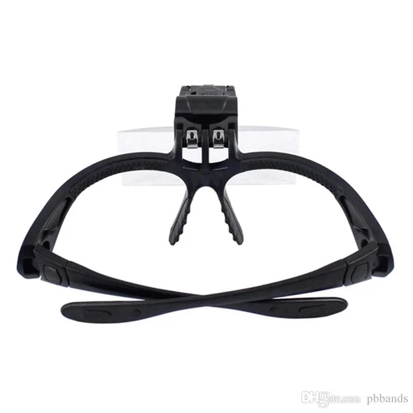 Işıklı Gözlük Büyüteç 5 Farklı Lens 9892b - 6