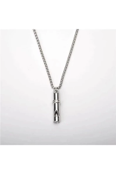 Deprem Düdüğü Çelik Kolye - 4