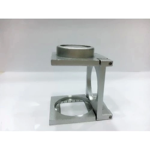 20 Mm Büyüteç Lup Dokumacı Büyüteci Full Çelik Katlanabilir Th9007a - Resim 4