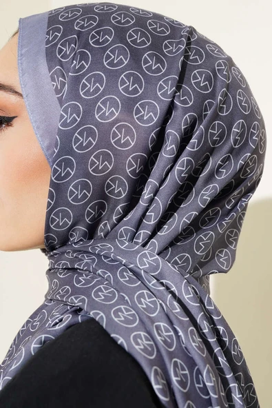 Mk Desen Soft Şal Füme - 4