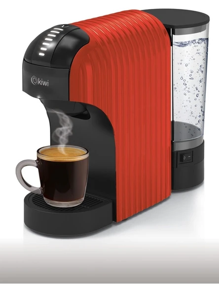 Kiwi KCM-7597 Kapsül Kahve Makinesi Kırmızı - 2
