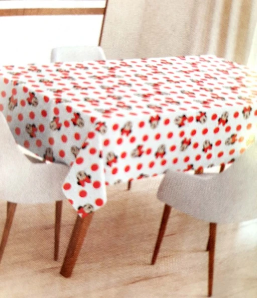 MİNNİE MOUSE BASKILI MASA VE ÇOCUK OYUN ÖRTÜSÜ (150*180 cm) - Resim 6