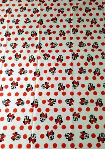 MİNNİE MOUSE BASKILI MASA VE ÇOCUK OYUN ÖRTÜSÜ (150*180 cm) - Resim 7