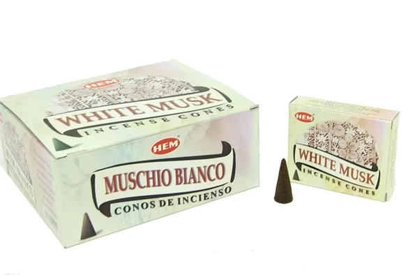 White Musk Cones - Resim 3