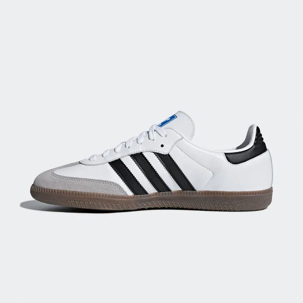 Adidas Samba B75806 Unisex Spor Ayakkabı Beyaz Siyah - 3