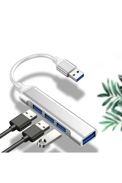 Usb Çoğaltıcı Adaptör Usb 3.0 Çoklu Bağlantı Noktalı Dağıtıcı Seyahat Dock Laptop Pc N - 4
