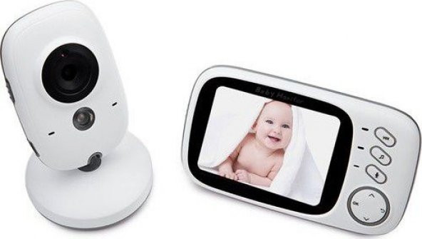 optivals Bebek Monitorlü - Gece Görüşlü Oda Sıcaklığı Kontrollü Bebek Video Kamerası