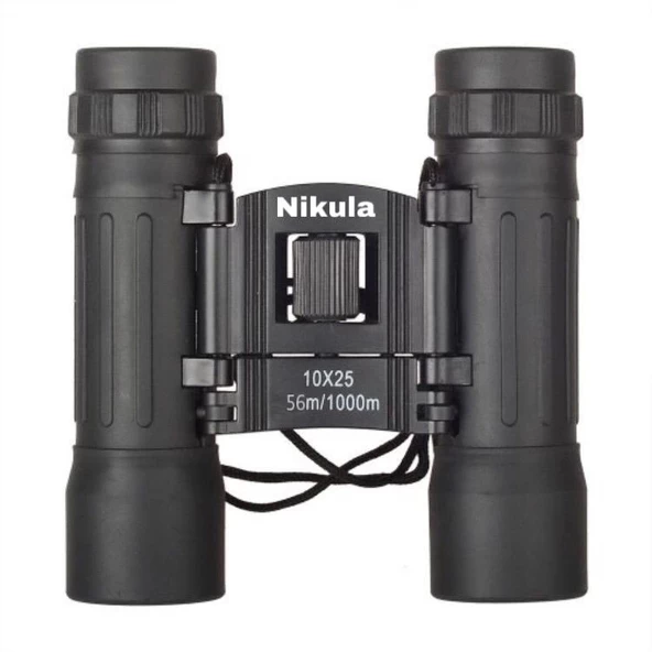 10x25 Av Dürbünü 56m/1000m  Kauçuk Kaplama Siyah ürün görseli