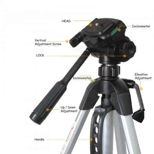 1570 Mm Tripod 3yönlü Profesyonel Süper Kalite - 7