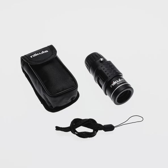 Nıkula 7x18  Avuç Içi  Kauçuk Kaplamalı Hd Optik, Cepte Taşınan Mini Monoküler Dürbün ürün görseli