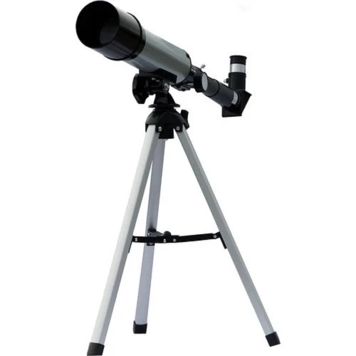 50x360 Mini Teleskop Kara Uzay Teleskobu Aliminyum Gövde Tripodlu - Resim 7