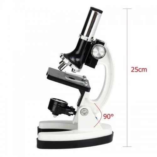 Mikroskop Taşınabilir Set 28 Parça Eğitim Mikroskop Kiti 300x 600x Ve 1200x Çocuklara - 6