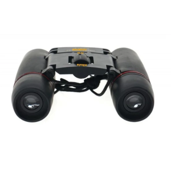 70x60  Cepte Taşımalı Kauçuk Kaplamalı Mini Dürbün Mavi - Resim 6