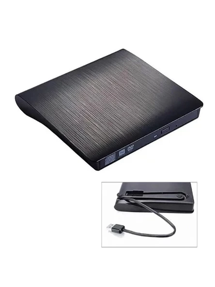 Harici DVD Sürücü USB 3.0 veya Type-c Cd Dvd Yazıcı Okuyucu Taşınılabilir Pc Dizüstü Uyumlu 12.7mm - Resim 2