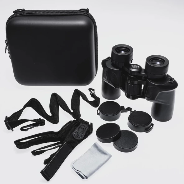 7x30 Profesyonel Su Geçirmez El Dürbünü 1000m/137m – Siyah ürün görseli