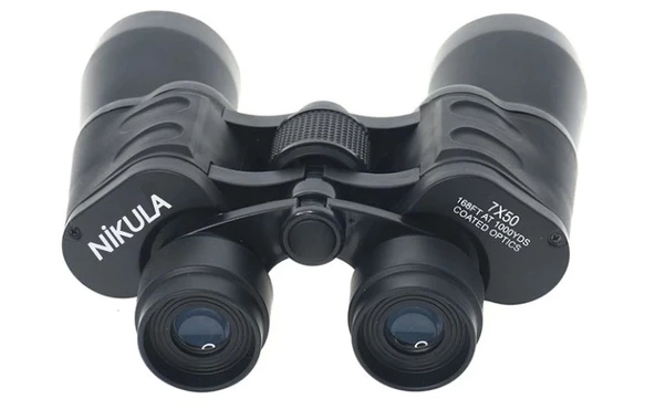 7x50 Kauçuk Kaplamalı Mavı Cam Mercekli Dürbün - Resim 5