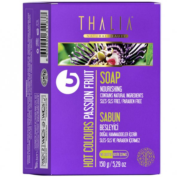 Thalia Hot Colours (Çarkıfelek Meyvesi) Passion Fruit Katı Sabun 150 gr