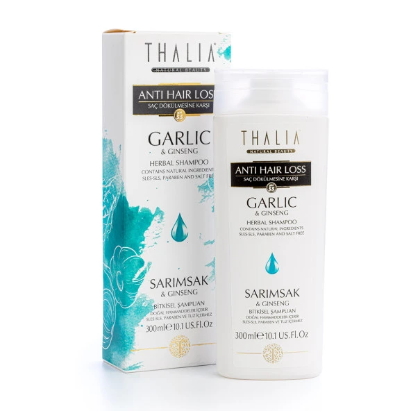 Thalia Güçlendirici Sarımsak ve Ginseng Özlü Saç Bakım Şampuanı - 300 ml