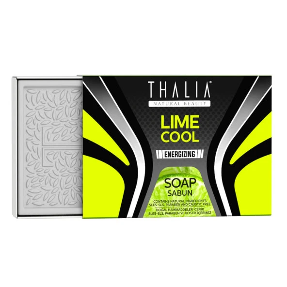 Thalia Yağlanma önlemeye yardmcı Lime & Cool Energizing Doğal Katı Sabun - 75 gr x 2