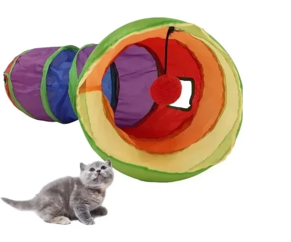 Kedi Oyun Tüneli 117 Cm - Resim 2