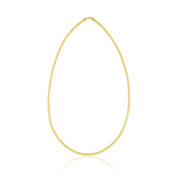 Gümüş Taşlı File Bayan Kolye SL1774 - Resim 2