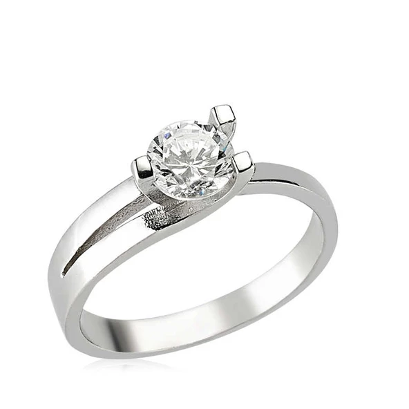 Gümüş Tek Taş Bayan Yüzük  SL2595 ürün görseli