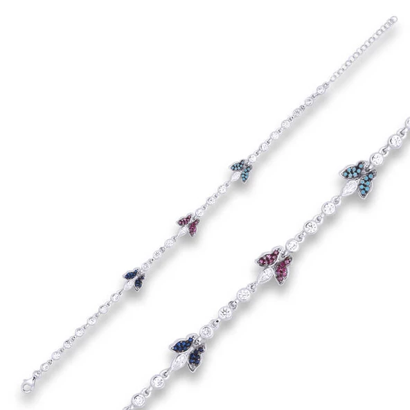 ​Gümüş Kelebek Bayan Bileklik SL2897 ürün görseli