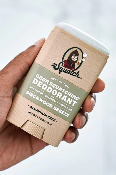 Dr. Squatch Birchwood Breeze Alüminyum İçermeyen Stick Deodorant 75GR - 4