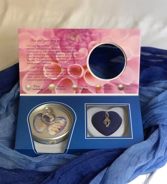 İstiridye İçinde Gerçek İnci Kolye - Resim 2