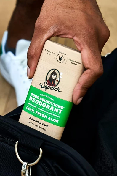 Dr. Squatch Cool Fresh Aloe Alüminyum İçermeyen Stick Deodorant 75GR - 5