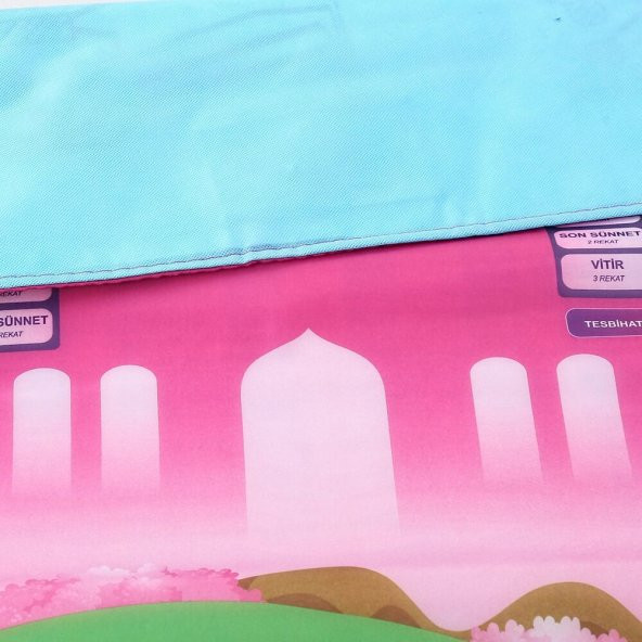 Benim Seccadem Sesli Eğitici Çocuk Seccadesi Pembe - 3
