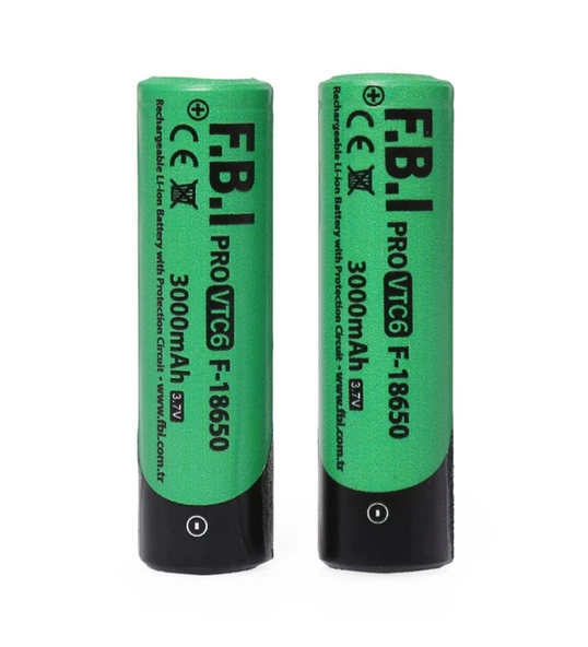 Vtc6 18650 3.7v 3000mah 30a Li-ion Şarjlı Pil + Pil Taşıma Kutusu 2'li Set ürün görseli