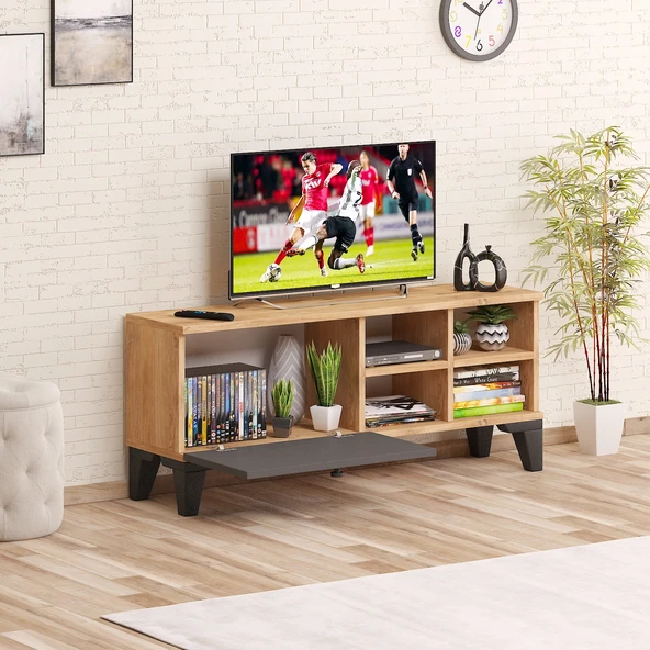 ED PET DİZAYN LİZBON Tv Sehpası 18 mm atlantik çam , Şık Tasarım Minimal Çözümler - 2